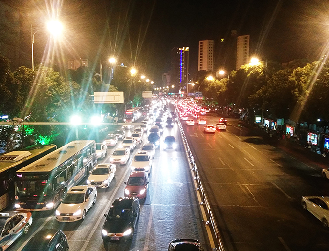  The street light project of Dongguan Houjie Road's reconstruction